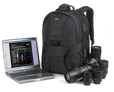Сумка-рюкзак LOWEPRO для фотоаппарата и ноут бука и всех возможных аксессуаров, фото 2