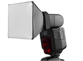 Мини софтбокс для вспышек 15см х 17см Canon, Nikon, Nissin, Yongnuo и др. от Pixco