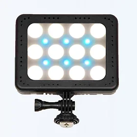 LED прожектор фонарь накамерный ZF-C18 цветной