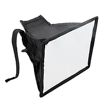 Мини софтбокс для вспышек 15см х 17см Canon, Nikon, Nissin, Yongnuo и др. от Pixco, фото 3