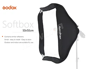 Софтбокс 50×50 см Godox S type  Удобная, версия 2022