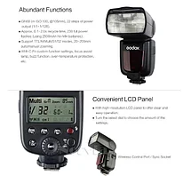 Godox TT660 Универсальная вспышка с ручным зумом для Canon, Nikon, Pentax, Panasonic, DSLR, фото 3