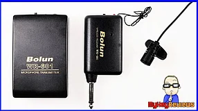 Беспроводной Петличный  микрофон Bolun wr-601/10м