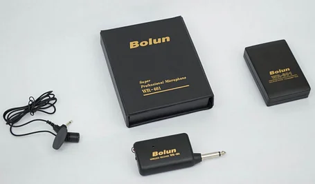 Беспроводной Петличный  микрофон Bolun wr-601/10м, фото 2