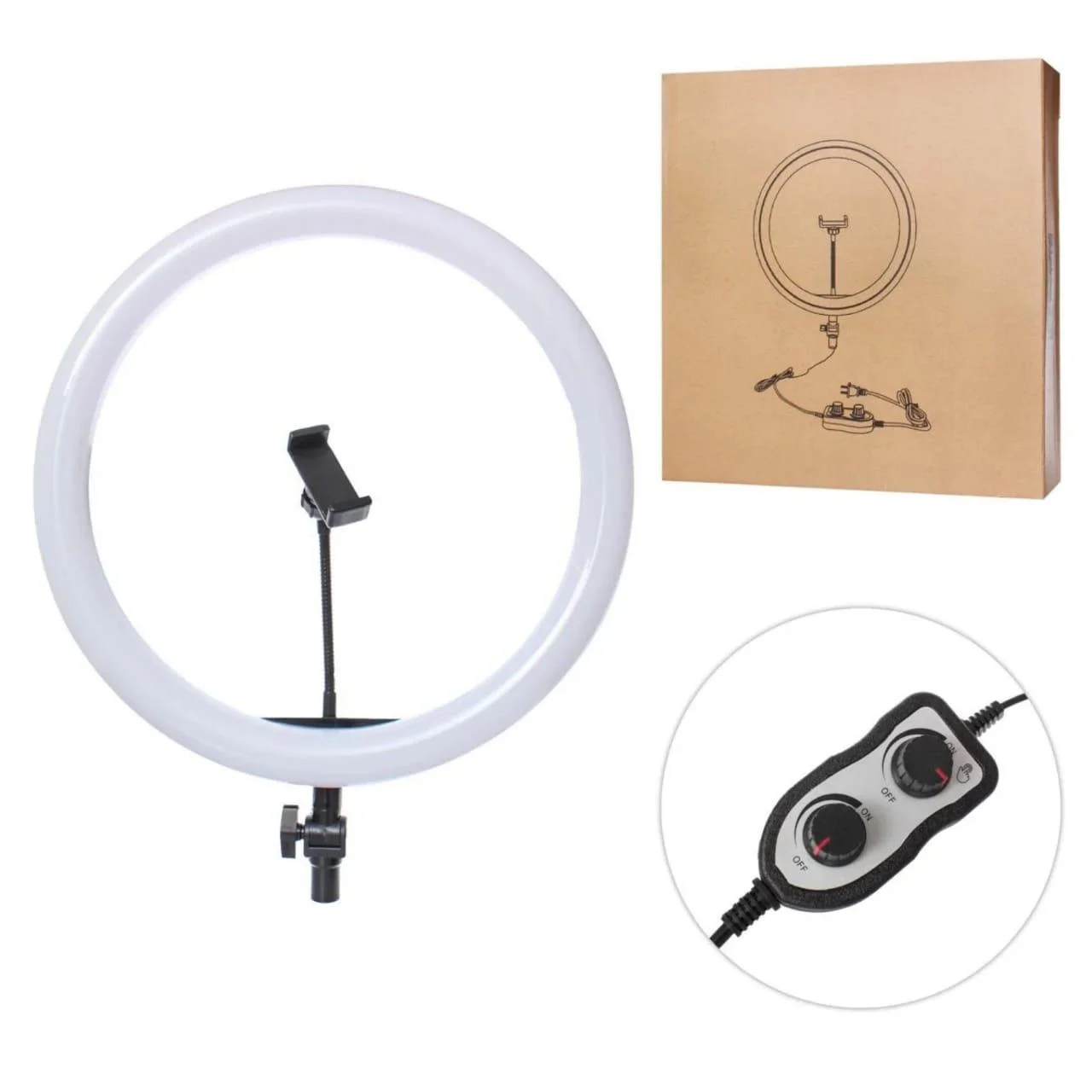 Кольцевая LED лампа /40 см /для съёмки с телефона модель  DEX M33