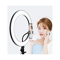 Кольцевая LED лампа /40 см /для съёмки с телефона модель  DEX M33 со стойкой в 190 см, фото 3