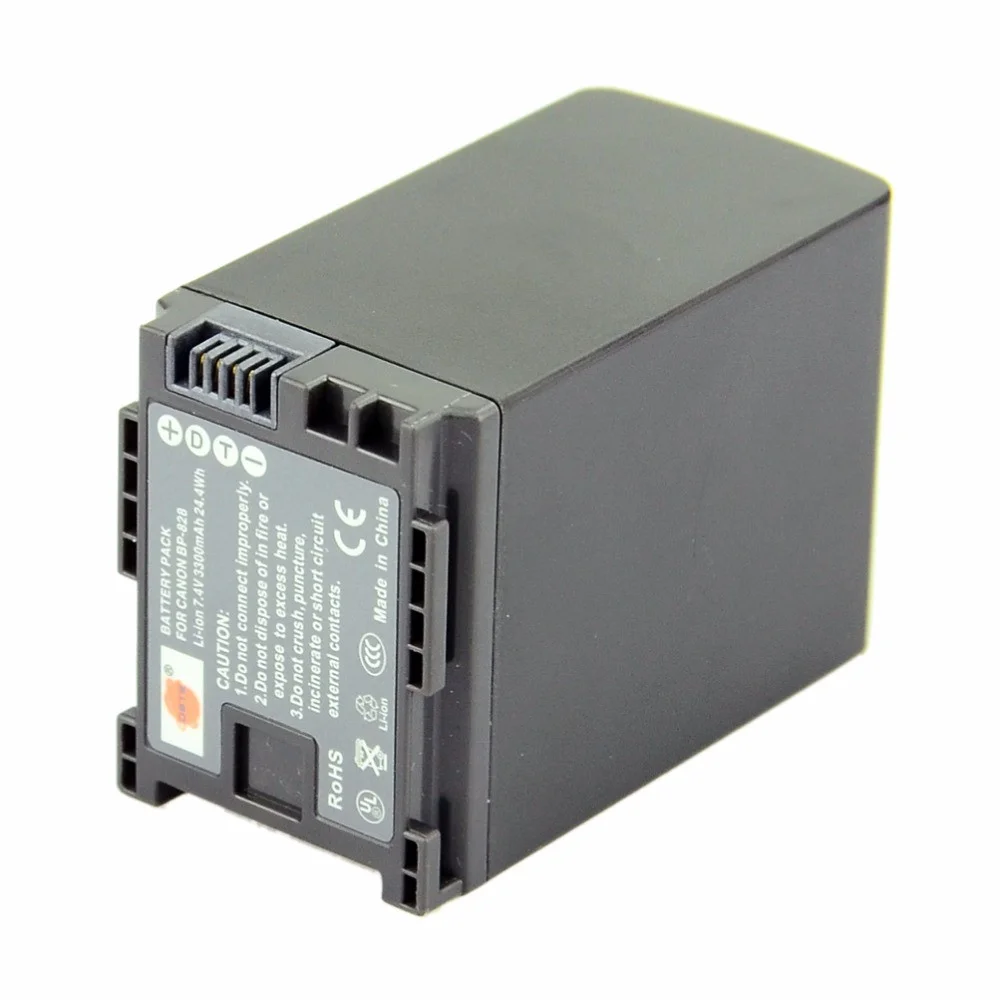 Аккумуляторы BP-828 DSTE для Canon XA10  XA20 XA25 HF-G30