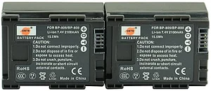 Аккумуляторы BP-808/809 от DSTE для Canon XA10  XA20 XA25 HF-G30 (дубликат), фото 2