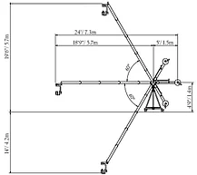 Proaim 24ft Fraser (PF-4TR) Jib Crane Package, фото 2