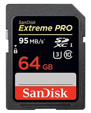 64GB///95MB/s  SanDisk Extreme PRO/ 4K Ultra HD-SDSDXPA-064G-AFFP, фото 2