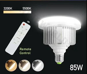 LED лампа с пультом FY190 85W  для съёмки, фото 2