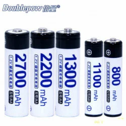 Аккумуляторы Ni-MH Doublepow AAA/AA 1100mah , 1 шт