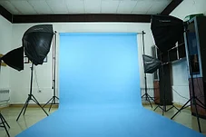 Голубой фон Бумажный в рулоне 11м Х 2,72м от Kelly Photo США, фото 2