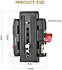 P200 Площадка быстрого замена  для головки на Manfrotto и др., фото 2