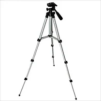 Штатив для фотоаппарата/телефона 110см/ трипод 3120A Silver+ чехол, фото 3