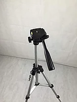 Штатив для фотоаппарата/телефона 110см/ трипод 3120A Silver+ чехол, фото 2