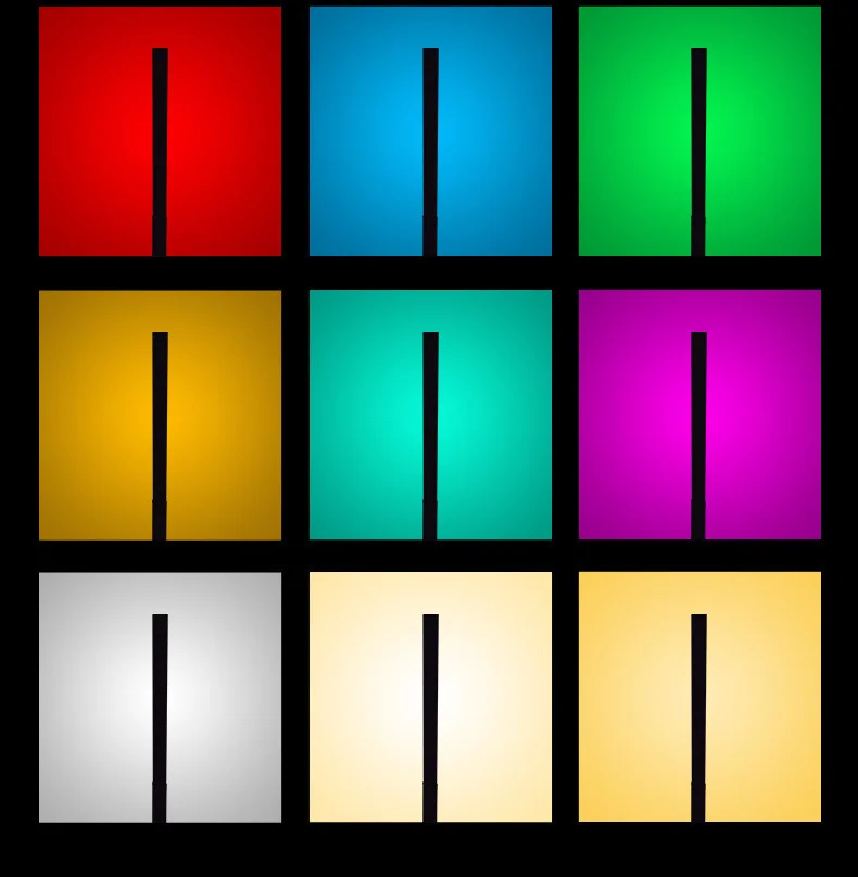 RGB Прожектор цветной Vipstudio SLP-RH9 55 см