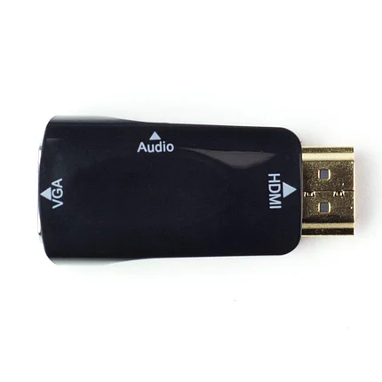 С HDMI на VGA конвертер/переходник , аудио-видео белый/чёрный, фото 2