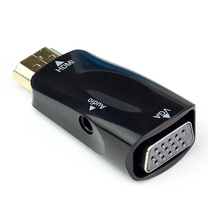 С HDMI на VGA конвертер/переходник , аудио-видео белый/чёрный, фото 2
