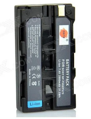 NP-F550/ 570 (2900 mAh) аккумуляторы на видеокамеры SONY и прожекторы/мониторы от DSTE, фото 2