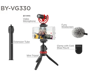 BY-VG330 Универсальный видео комплект для смартфона, фото 2