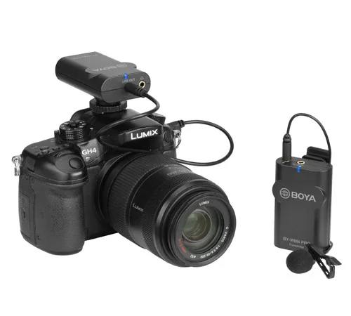 BY-WM4 PRO беспроводной  микрофон для  смартфонов и DSLR камер