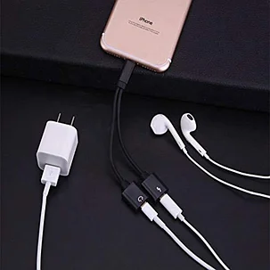 Разветвитель на зарядное устройство и наушники для iPhone, фото 2