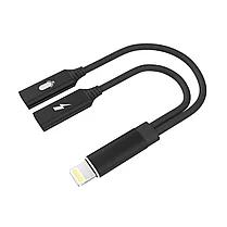 Разветвитель на зарядное устройство и наушники для iPhone, фото 2