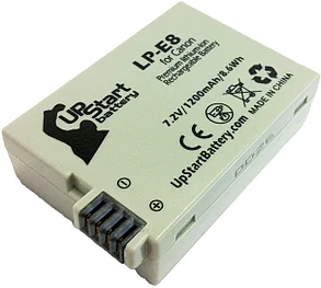 LP-E8 1200mAh, 7.2V, Lithium-Ion на Canon от UPSTART Canada, фото 2