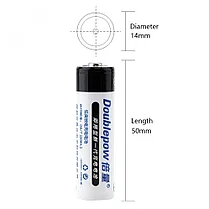 4 шт Аккумуляторы перезаряжаемые AA 2700mah  Ni-MH Doublepow,, фото 2