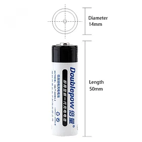 Аккумуляторы перезаряжаемые AA 2700mah  Ni-MH Doublepow, 1 шт