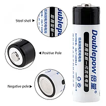 Аккумуляторы перезаряжаемые AA 2700mah  Ni-MH Doublepow, 1 шт, фото 2