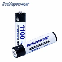 Аккумуляторы перезаряжаемые AAA 1100mah  Ni-MH Doublepow, 4 шт, фото 3