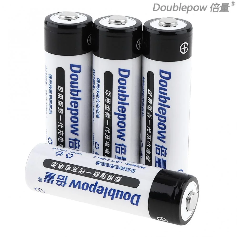4 шт Аккумуляторы перезаряжаемые AA 2700mah  Ni-MH Doublepow,