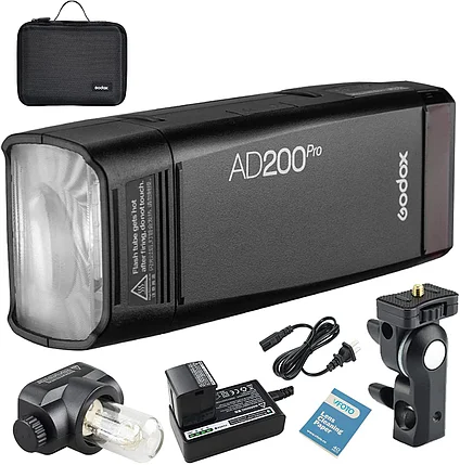 Вспышка аккумуляторная Godox Witstro AD200 с поддержкой TTL, фото 2
