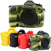 NIKON D5500/5600 Защитный силиконовый чехол- камуфляж, фото 3