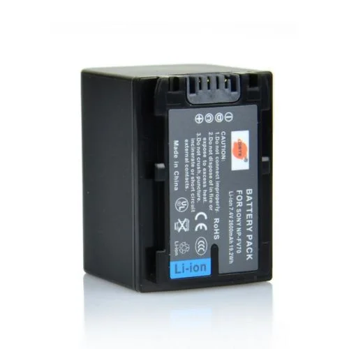 Аккумуляторы NP-FV70 Li-ion на Sony SR-10E SR-11E SR-12E SR-42E SR-45E SR-46E