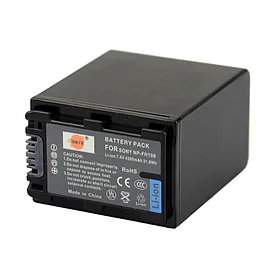 Аккумуляторы NP-FH100 Li-ion на Sony SR-10E SR-11E SR-12E SR-42E SR-45E SR-46E