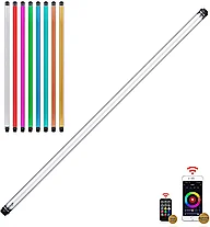 LUXCEO P120 RGB Прожектор 120 см водонепроницаемый, Управление с телефона, фото 3
