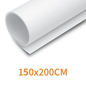 Фон пластиковый-винил белый матовый 130Х60 см, фото 2
