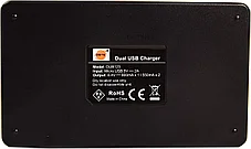 LP-E12 двойное зарядное устройство  DUB136 от DSTE, фото 3