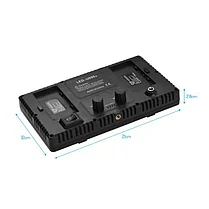 Светодиодная панель LED 600 + 2 аккумулятора+ зарядное уст.+ стойка, фото 2