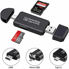 Карт-ридер type-c/USB  Card reader/writer YC-320