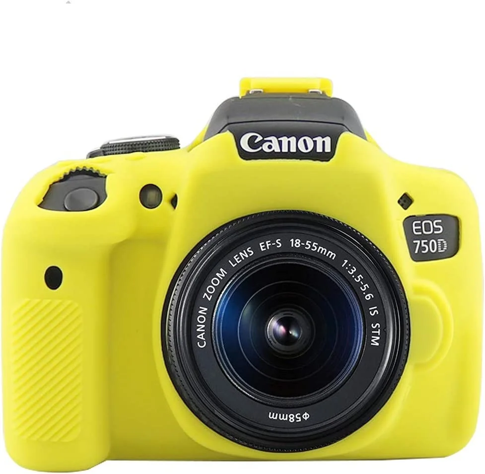NIKON D750 Защитный силиконовый чехол Желтый