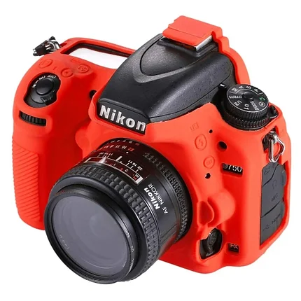 NIKON D750 Защитный силиконовый чехол Красный, фото 2