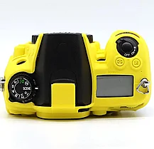 NIKON D7000 Защитный силиконовый чехол желтый, фото 3