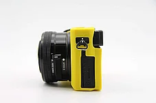 SONY A6400  Защитный силиконовый чехол Желтый, фото 3