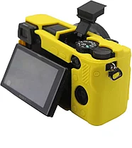 SONY A6300  Защитный силиконовый чехол Желтый, фото 2