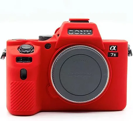 SONY A7R2   Защитный силиконовый чехол Красный, фото 2