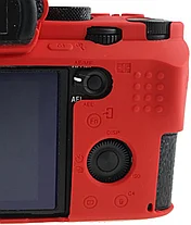 SONY A7R2   Защитный силиконовый чехол Красный, фото 2